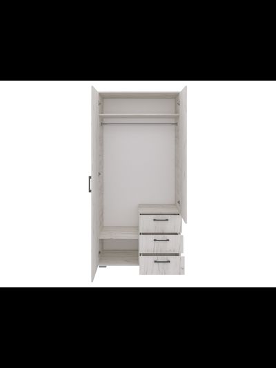 Шон-14 шкаф двухдверный распашной Белый
