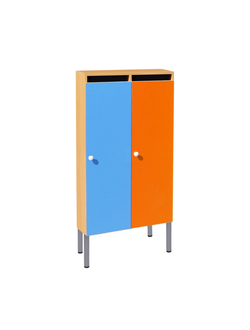 ШКАФ ДЕТСКИЙ ШНМ-2 (ЛДСП) НА МЕТАЛЛИЧЕСКИХ НОЖКАХ