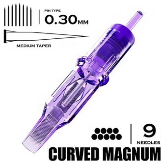 9 CMMT/0.30 - Curved Magnum Medium Taper "MAST PRO"