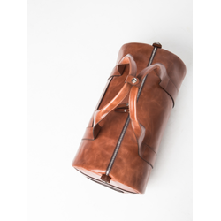 Кожаная дорожная сумка Faenza Premium cognac (арт. 
4033-03)