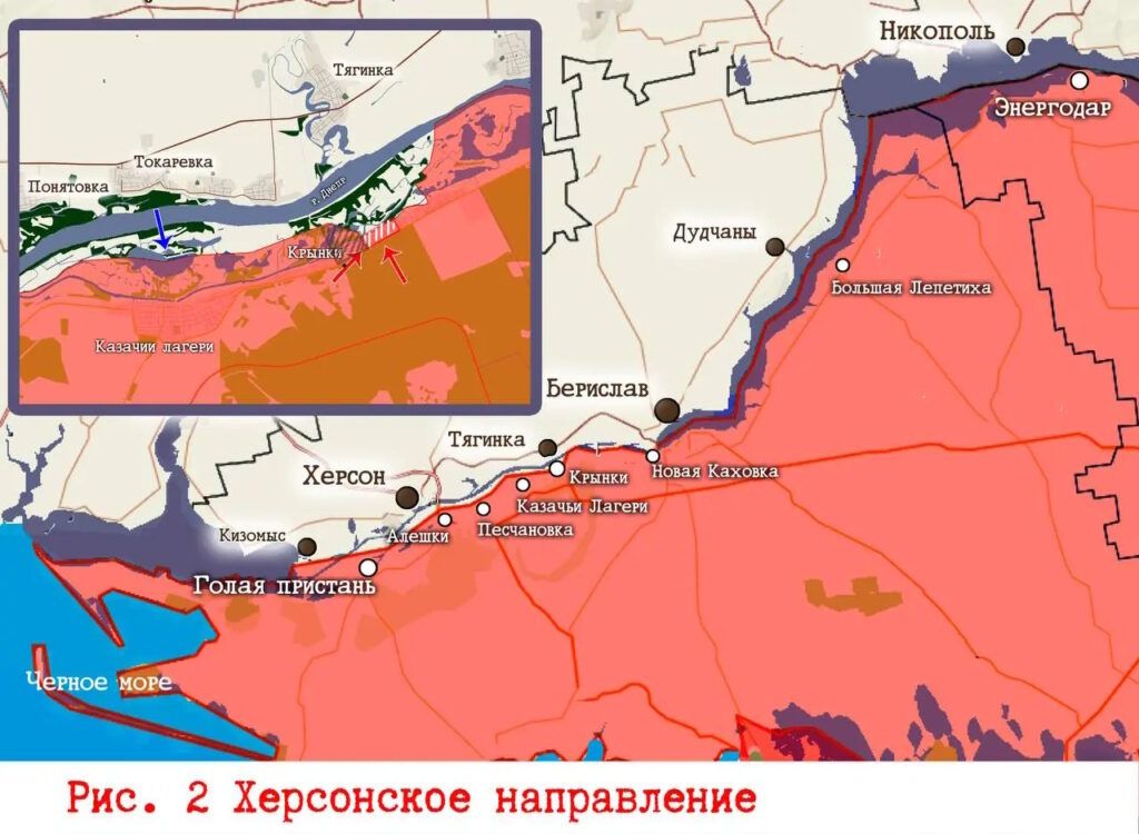 Бои на Херсонском направлении. Январь-февраль 2024 года. Источник: avtopromnews.ru