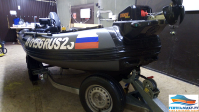 Тент на РИБ Навигатор 460R консоль и якорь