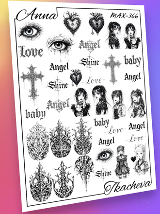 Слайдер-дизайн MilliArt Nails MAX-366