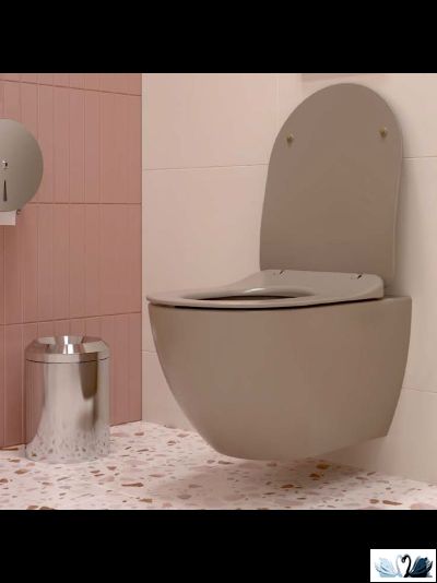 Чаша унитаза Creavit Free FE320-00CM00E-0000 Cappucino FE320.F0000 подвесная, с функцией биде, бежевая