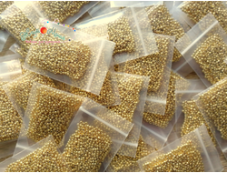 Toho 11/0 - 5г - PF557  Гальванизированный со стойким покрытием звездный свет (золото)