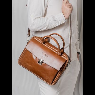 Сумка для ноутбука Terrazzo cognac (арт. 1031-03)