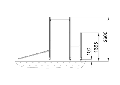 Спортивный уличный комплекс Start Line FITNESS Модель 14 купить в Воронеже