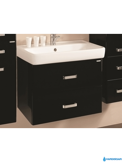 Тумба с раковиной AQUATON Америна 60, черная