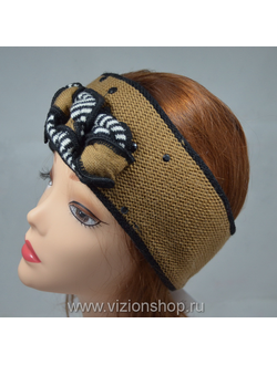 Повязка на голову с бантом Vizio Италия купить в интернет магазине повязок