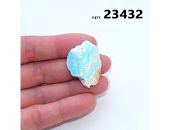 Бирюза натуральная (необработанная) Армения арт.23432: 6,5г - 30*22*12мм