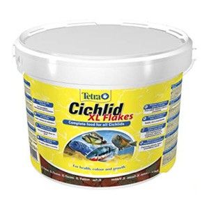 TETRA Cichilid Flakes XL  крупные хлопья , для всех видов цихлид (10 литров)