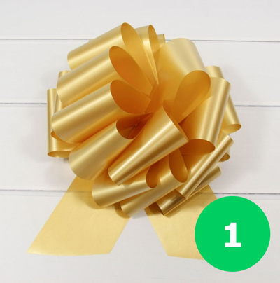 Бант большой на подарок (микс), 10 см