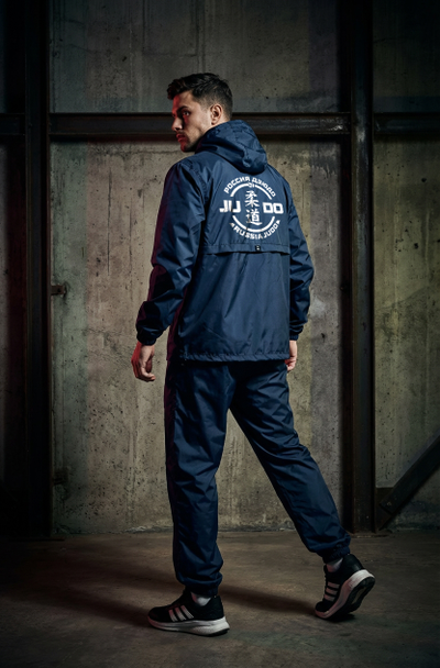 Ветрозащитный костюм дзюдо  BRAVEGARD  темно-синий
