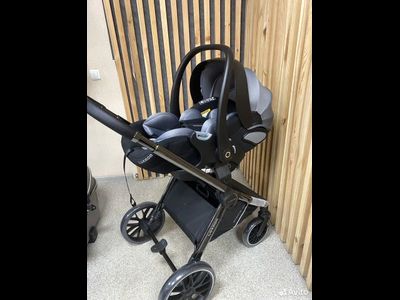 Детская коляска 3 в 1 Luxmom 777 Серый