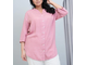 Женский летний костюм с брюками арт. 16324-9354 (цвет розовый) Размеры 52-74