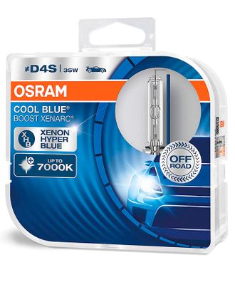 Ксеноновые лампы к-т OSRAM D4S Xenarc Cool Blue Boost 7000 K 2шт 66440CBB-HCB