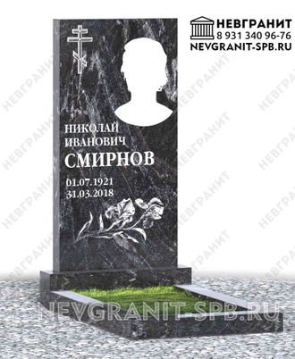 Вертикальный памятник ДГ-02 амфиболит