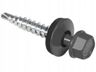 4,8х51 RAL 7024 ( 150 шт) KENNER Кровельный саморез окрашенный   по дереву