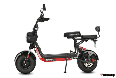 Электроскутер WHITE SIBERIA MINI R 3.0 BLACK 60V