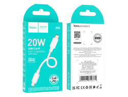HOCO X96 IOS/TYPE-C 27W 0.25M BLACK (Кабель)