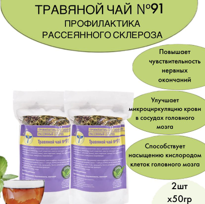 Травяной чай ВолгаЛадь № 91 "Рассеянный склероз"