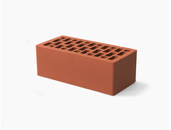 Кирпич красный гладкий 1.4 NF 250х120х88мм М150 Braer