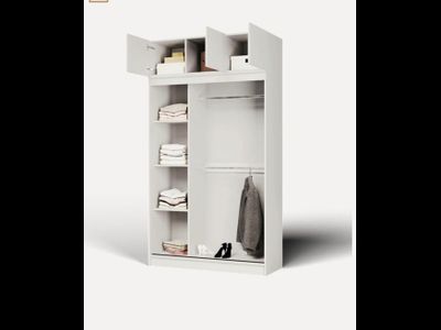 Шкаф-купе Бруно 1+ Антресоль (Комплект) Б/З МР