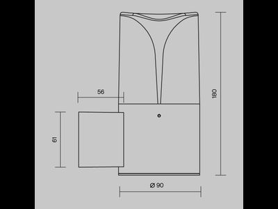 Настенный светильник (бра) Piccadilly, O016WL-01B