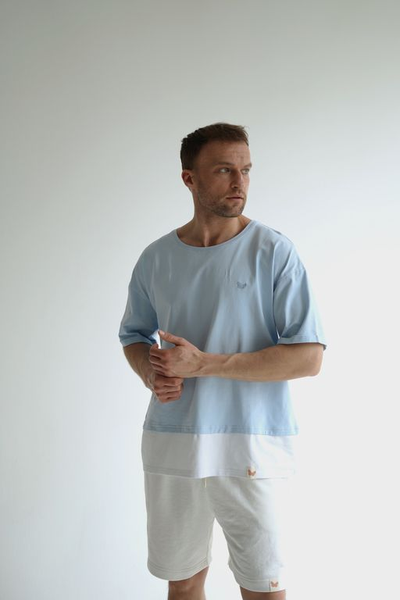 МУЖСКОЙ КОСТЮМ "ВОЗДУШНЫЙ" ГОЛУБОЙ