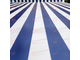 Тентовая ткань водонепроницаемая, полоса-синяя-белая, VIKA, h=1,5 м, L=100 м полиэстер (Ткань Оксфорд)