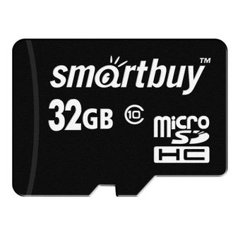 Smartbuy  32Gb micro SD (без адаптера) Class10