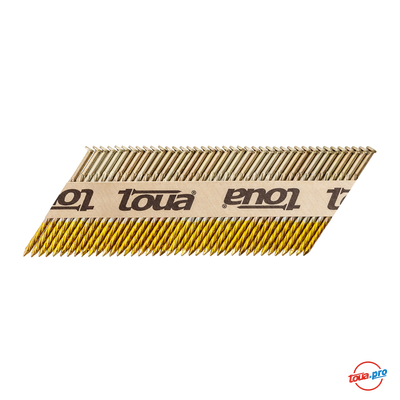 Реечные гвозди по дереву винтовые гальванизированные Toua D34 50 мм