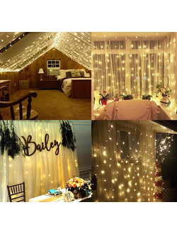 Гирлянда занавес уличная 24V вольта 1х 2м