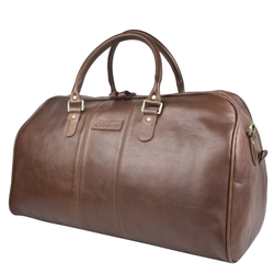 Кожаная дорожная сумка Campelli Premium brown (арт. 
4014-53)