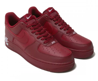 Nike Air Force 1 Low '07 LTHR ‘Sail’ Team Burgundy