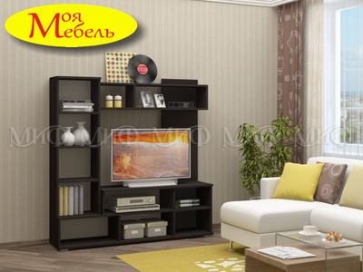 Мини Гостиная (дуб беленый/венге)