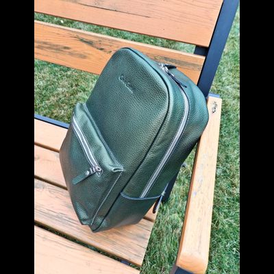 Женский кожаный рюкзак Albiate Premium gold kiwi (арт. 
3103-59)