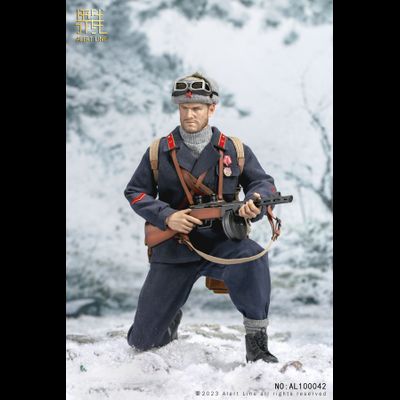 Советский горный стрелок  - Коллекционная ФИГУРКА 1/6 scale  WWII Soviet Mountain Infantry Officer (AL100042) - ALERT LINE