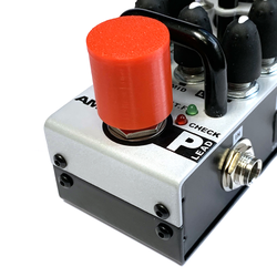 Насадка на кнопку педали эффектов, высокая (3D печать), 1 шт (красная)