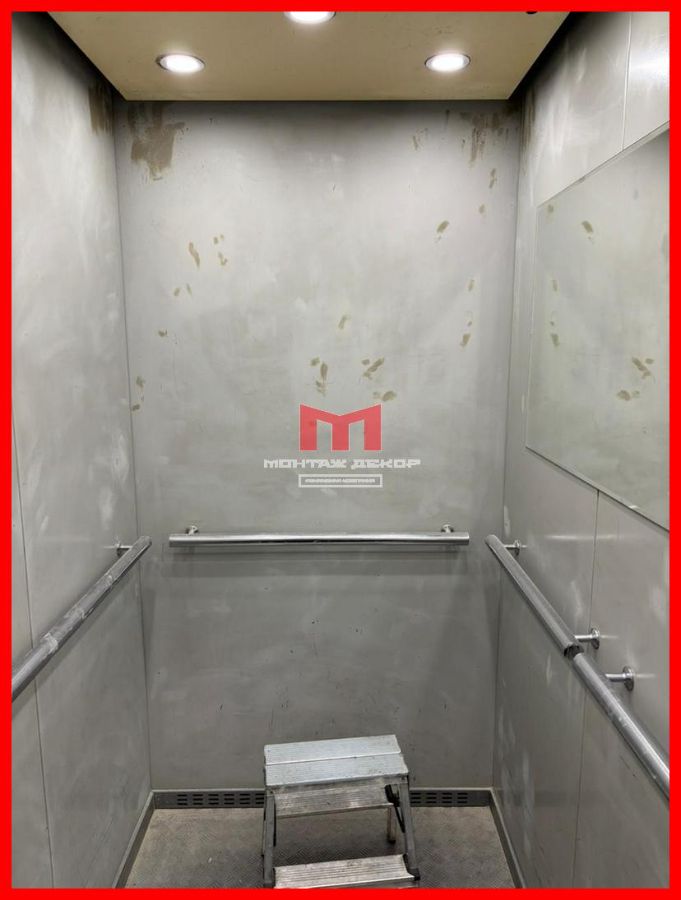 Шлифуем лифтовую кабину