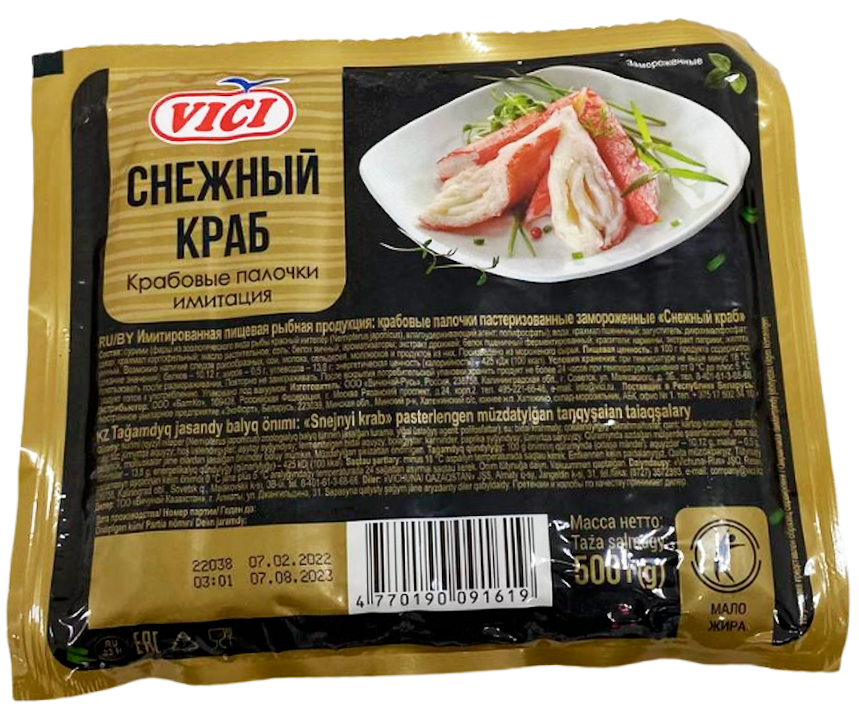 русское море снежный краб охл, 150гр. крабовые палочки снежный краб в/у меридиан 200г. снежный краб это. крабовые палочки "снежный краб" vici 500гр. снежный краб это.