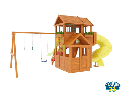 Детская площадка IgraGrad Клубный домик 3 с трубой
