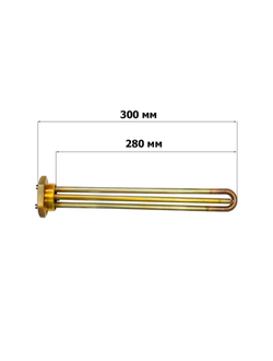 ТЭН 1500W резьба 1+1/4 прямой