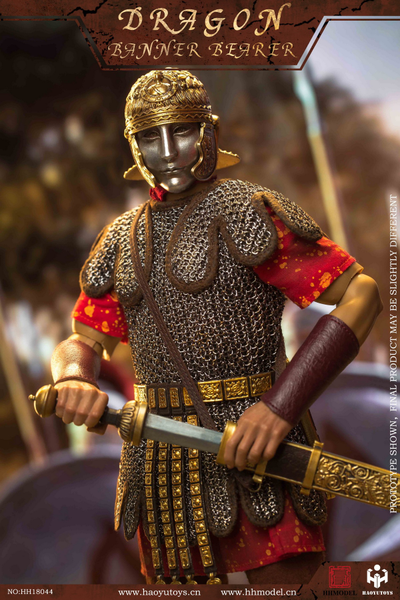 Знаменосец римской ауксилии - КОЛЛЕКЦИОННАЯ ФИГУРКА 1/6 Empire Series-Dragon Banner Bearer (HH18044) - HHMODEL x HAOYUTOYS