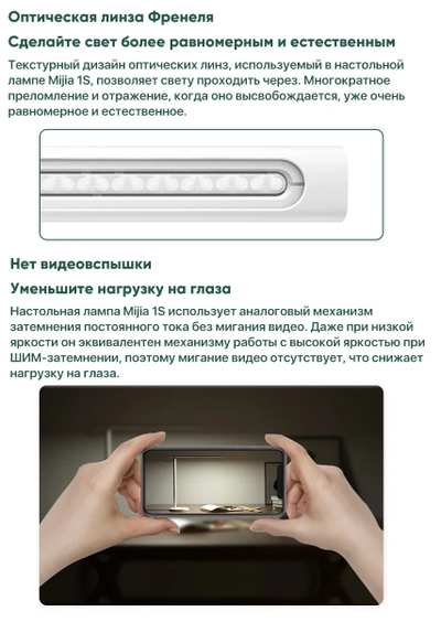 Настольная лампа Xiaomi Mi LED Desk Lamp 1S MJTD01SYL EU