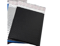 Матовый металлизированный пакет с воздушной подушкой DC (170х240) черный (black)