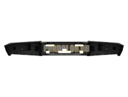 Передний силовой бампер без дуг серии Трофи на Mitsubishi Pajero Sport II 2008-2013 (02.121.01)