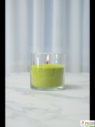 Насыпная свеча "Цилиндр 10 см", зелёная "Зелёный"