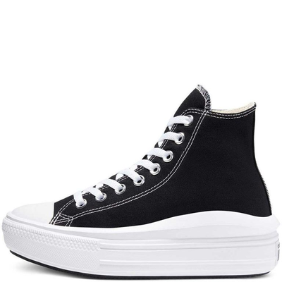 Купить Кеды Converse All Star Move High Top высокие черные на платформе 568497C