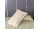 Комплект постельного белья Евро сатин с одеялом покрывалом рисунок Барбарис OB114